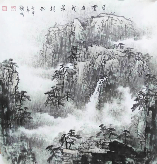 白云与我最相知